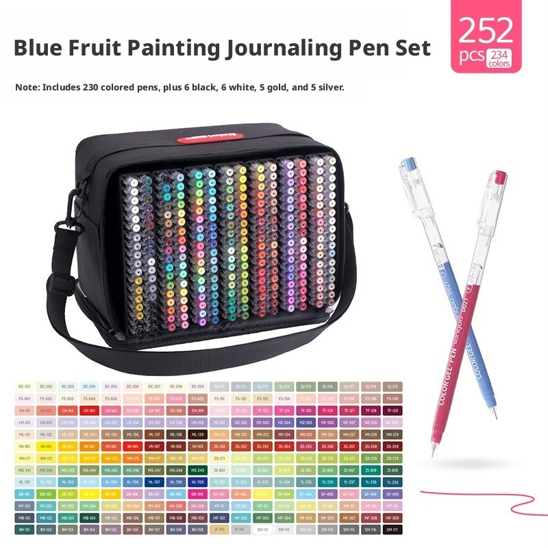 Whiteboard Marker Set - Set di 252 Penne Gel a