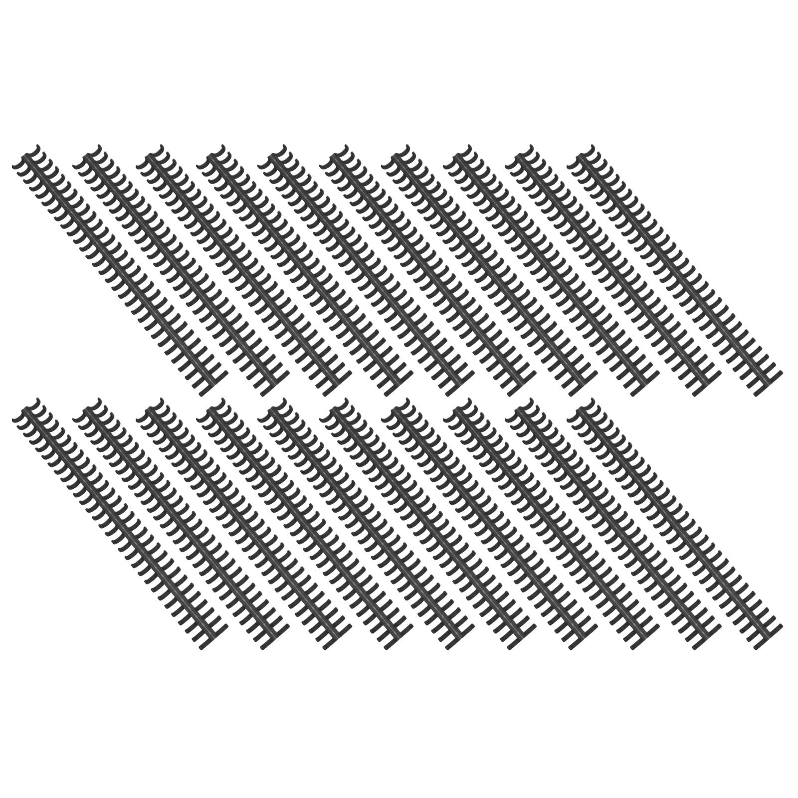 Binding Comb Plastic - 20 pezzi di anelli per rilegatura