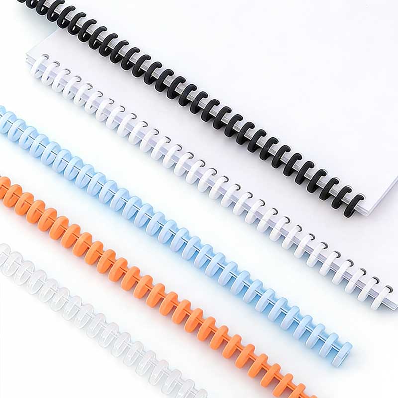 Binding Comb Plastic - 10 pezzi di raccoglitori ad anelli