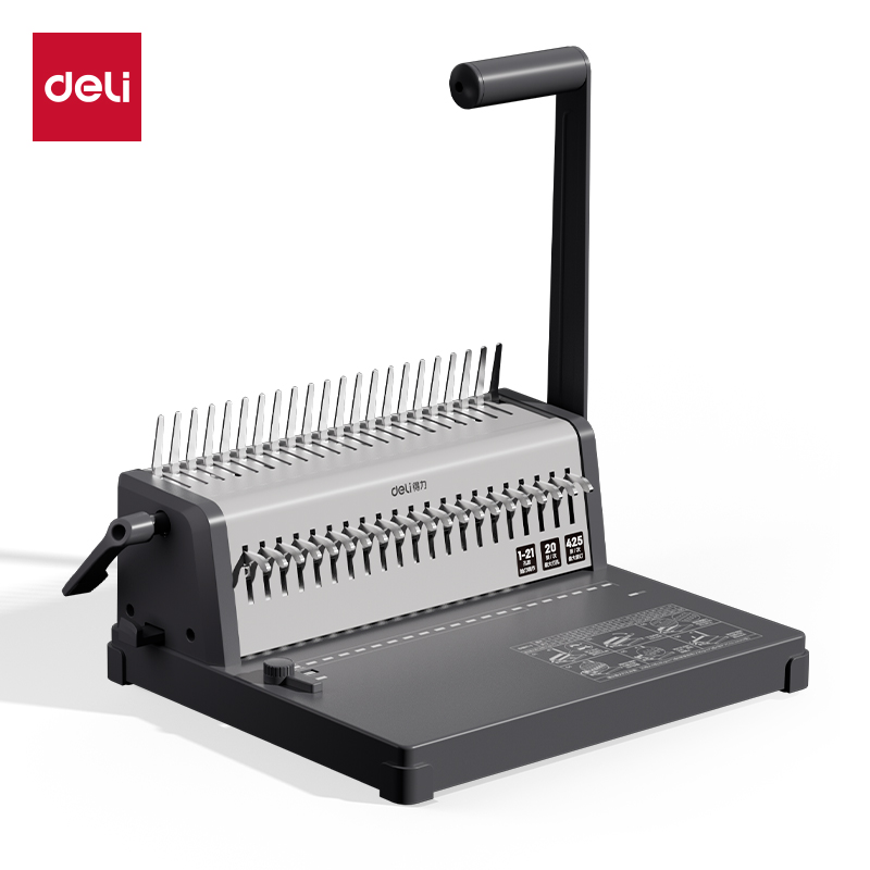 Binding Comb Plastic - Deli 3870/3871/3872S/3873S Rilegatrice a pettine per