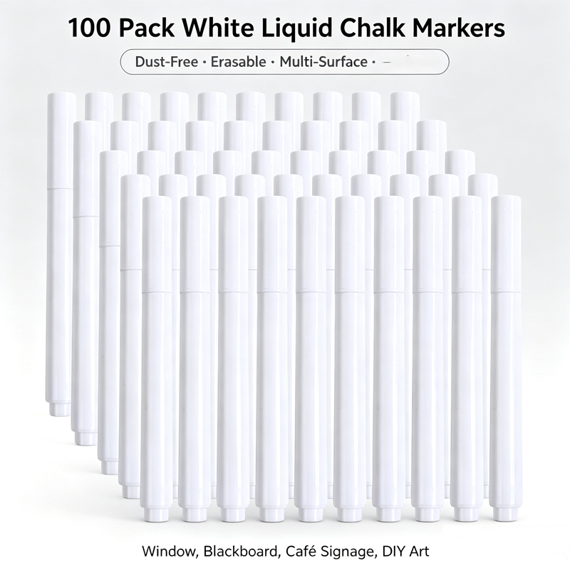 Whiteboard Marker Set - Pennarelli a Gesso Liquido Cancellabili 3-100