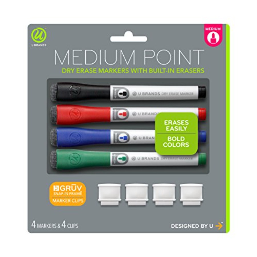 Whiteboard Marker Set - Pennarelli a Punta Fine per Lavagna