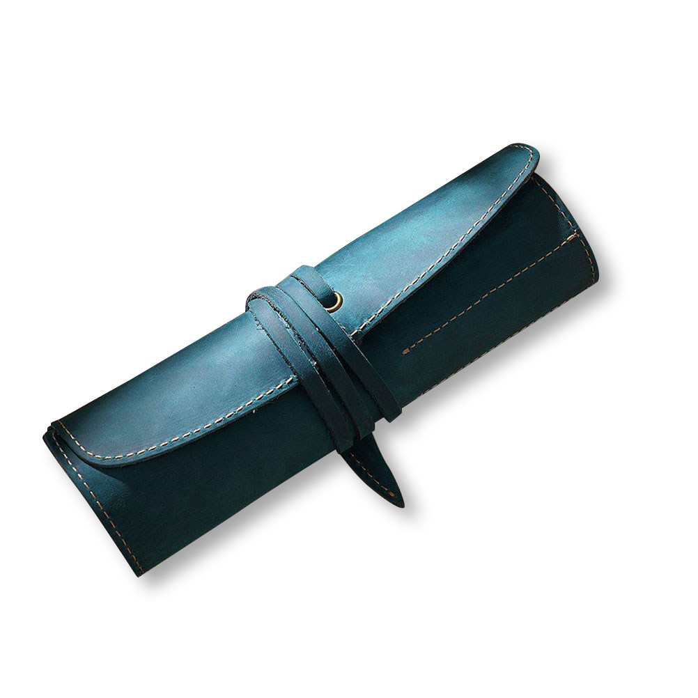 Astuccio vintage blu, realizza - Pen Pouch Roll recensione e prezzo