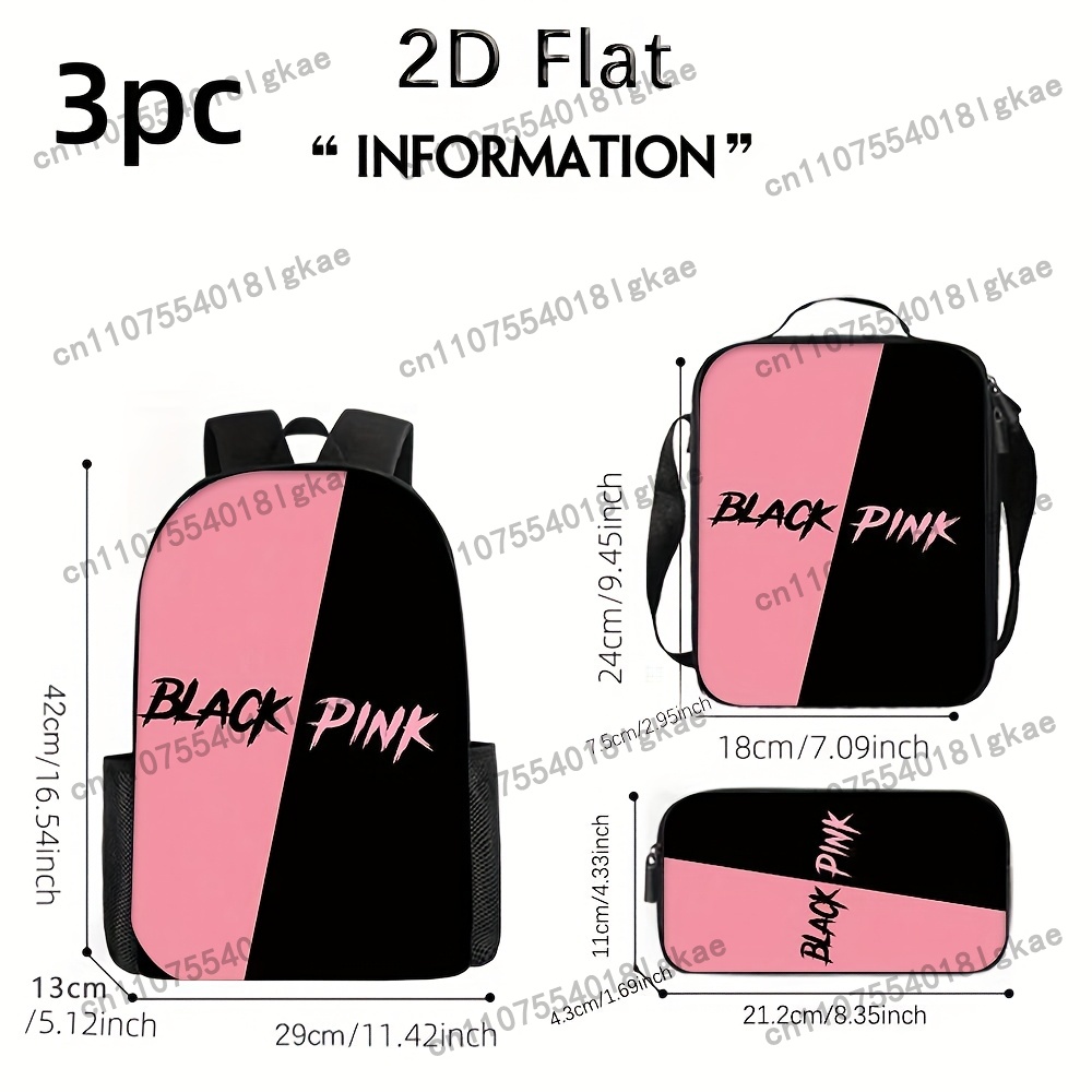 Set di 3 zaini KPOP essenziali - Pencil Case Large recensione e prezzo